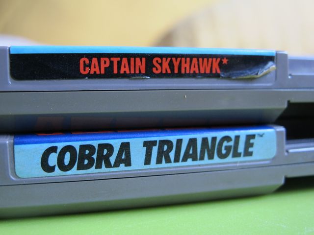 Cobra Triangle + Captain Skyhawk NES PAL Lote Rare