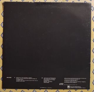 LP de The Police: "Ghost in the Machine" (1981)