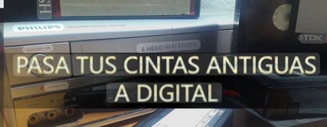 Transição da câmara de vídeo e vídeo VHS para digital.