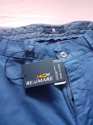 Pantaloni RE del MARE blu elettrico tg. 52