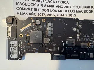PLACA BASE MACBOOK AIR A466 AÑO 2017 I5 8GB RAM
