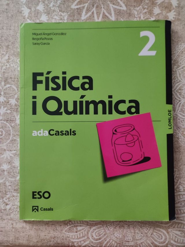 Llibre guia Física i Química 2 ESO ADA LOMLOE