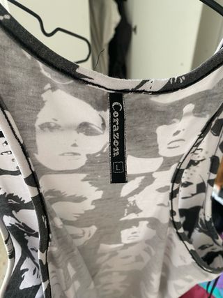 Vestido corto estampado