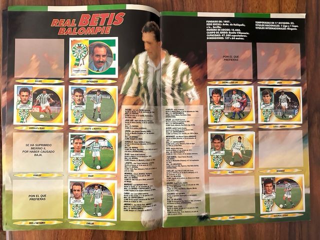 Álbum Liga 94-95 Fútbol