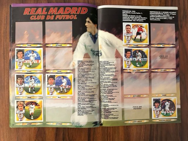 Álbum Liga 94-95 Fútbol