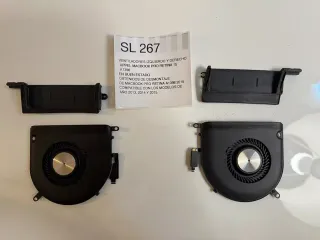 VENTILADORES IZQUIERDO Y DERECHO MACBOOK PRO a1398