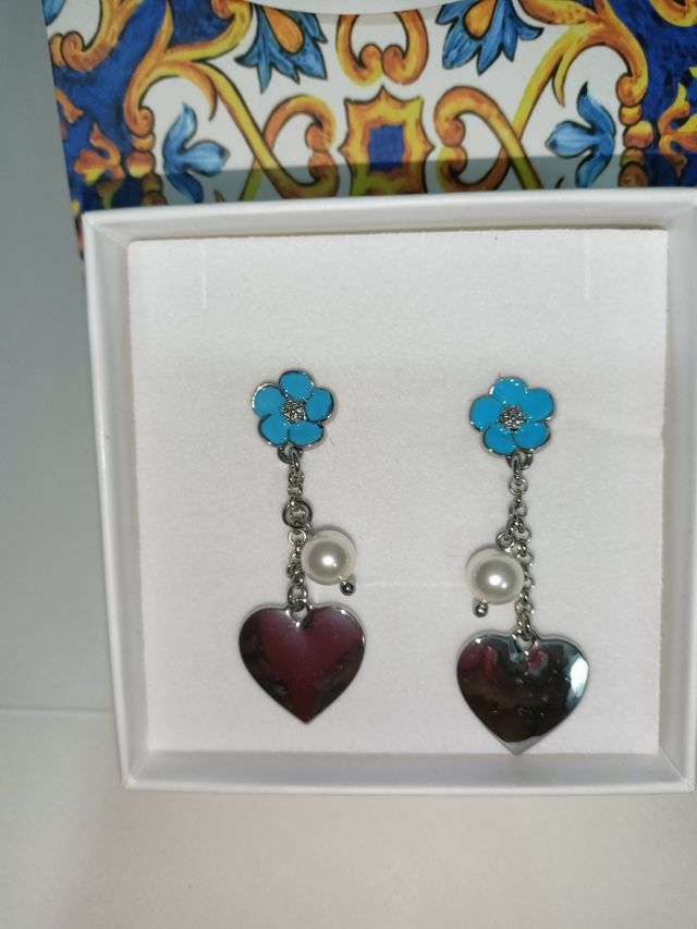 Orecchini Amo Capri - Fiori Azzurri