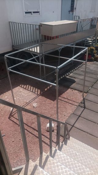 Estructura metálica 3x3 galvanizada