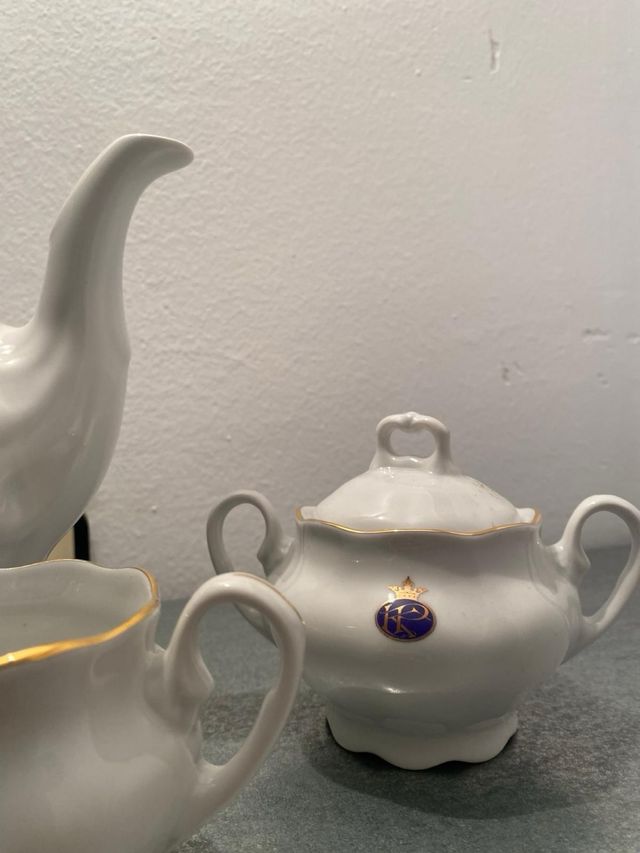 Juego de café Marianel Viena porcelana 12 personas