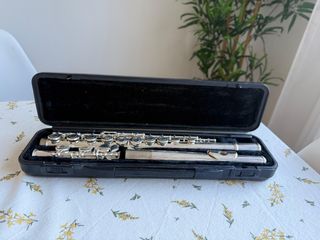 Flauta travesera plata
