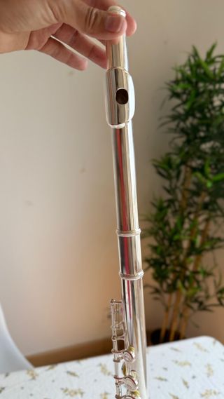 Flauta travesera plata