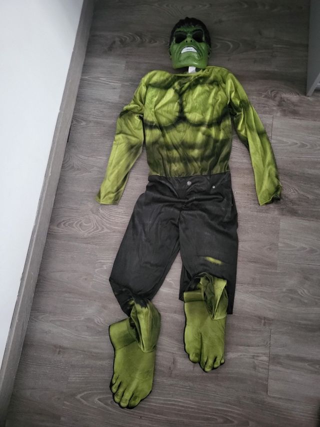 Disfraz Hulk Niño Talla L