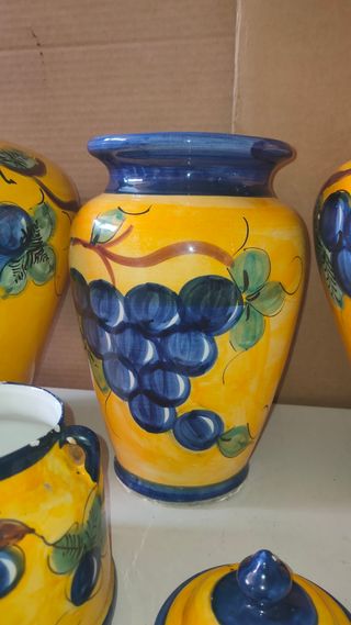 LOTE JARRONES CERAMICOS