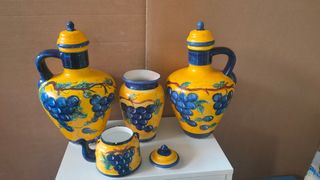 LOTE JARRONES CERAMICOS