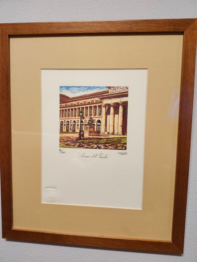 Litografía Museo del Prado TDA negociable