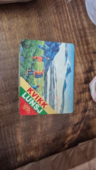 Lata Kvikk Lunsj Freia vintage