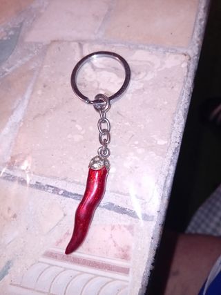 Portachiavi peperoncino rosso