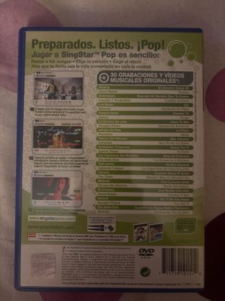 Singstar Pop - PS2 (PlayStation 2)