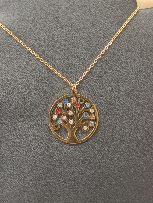 Colgante Árbol de la Vida Dorado