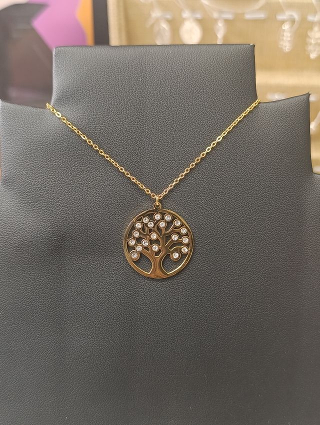 Colgante Árbol de la Vida Dorado
