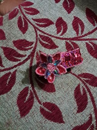 Pulsera Flores Rosa-Roja 