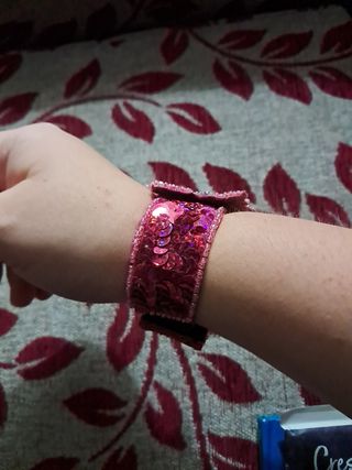 Pulsera Flores Rosa-Roja 