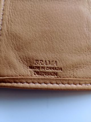 Cartera BRAMA cuero marrón