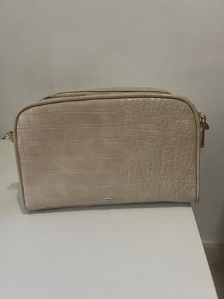 Bolso bandolera beige
