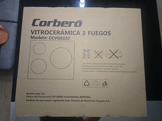 Placa vitrocerámica Corbero