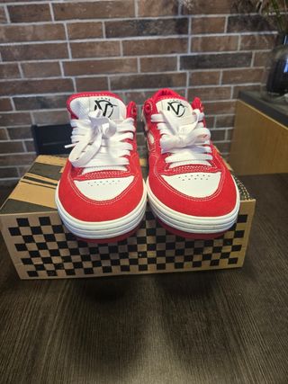 Scarpe Vans Uomo 43 - Rosso/Bianco pelle 