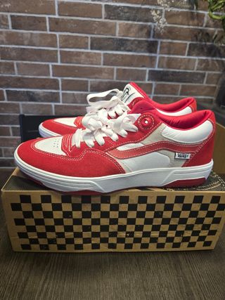 Scarpe Vans Uomo 43 - Rosso/Bianco pelle 