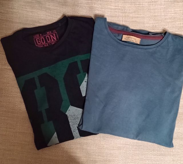 2 Camisetas M Go On & Springfield
