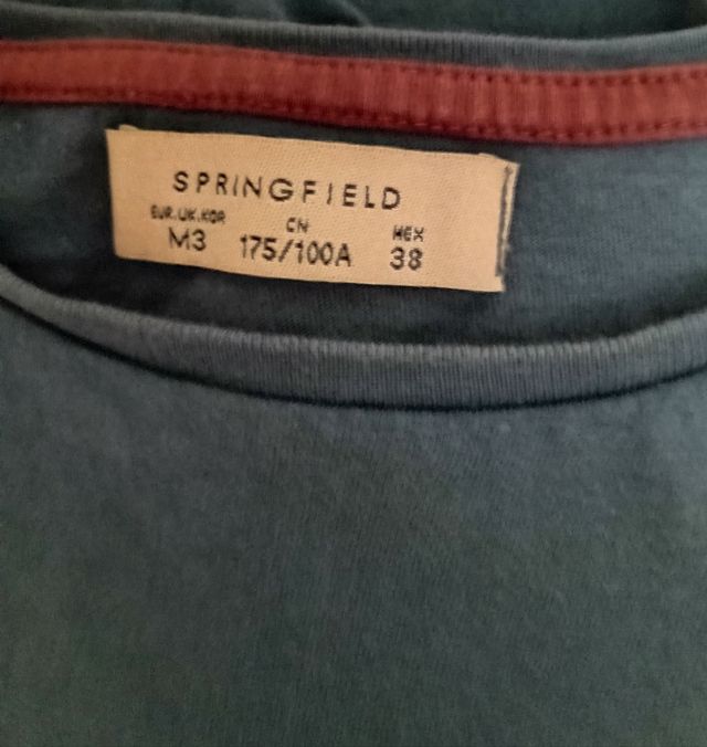 2 Camisetas M Go On & Springfield