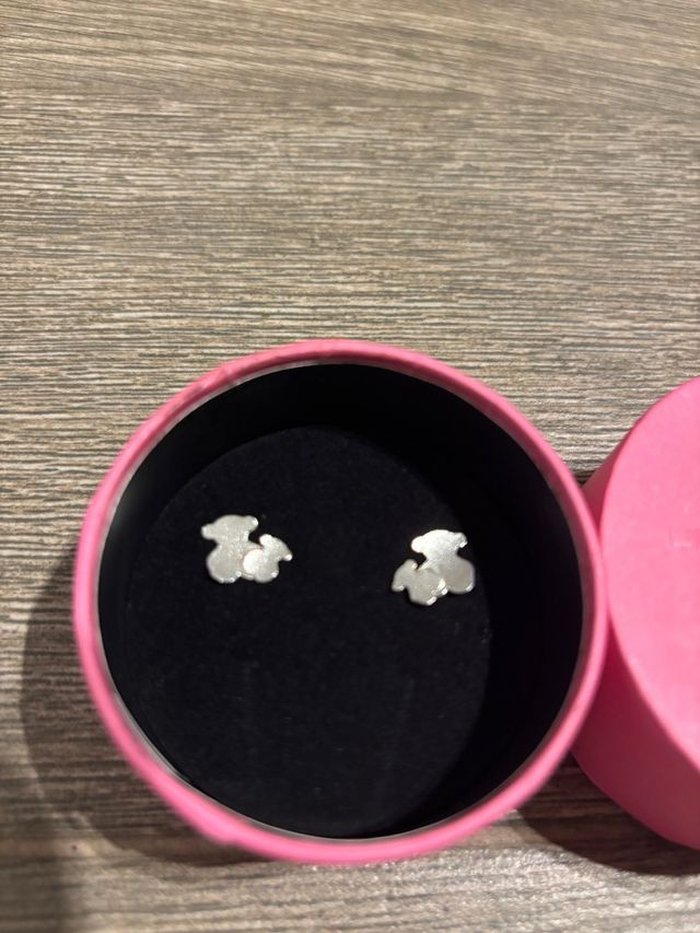 Pendientes Tous Plata Osito