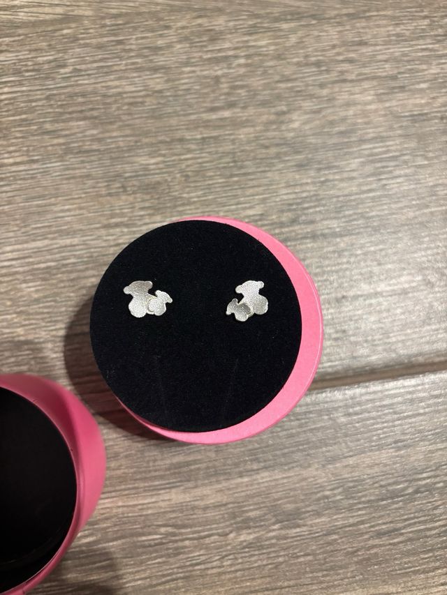 Pendientes Tous Plata Osito