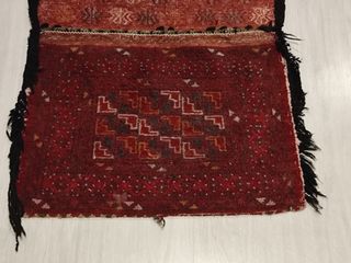 Alforja persa Khorjin Baluch. Irán alfombra 