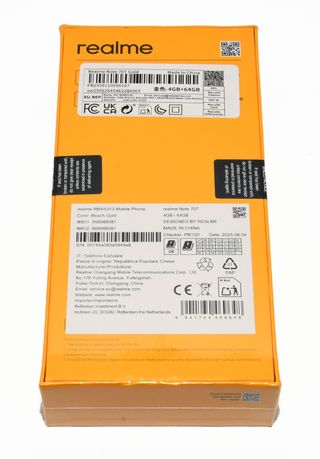realme Note 70T ゴールド 4GB/256GB Realme Note 70T, 256GB 4GB, 17.1 Cm, Dual Sim, Android 15