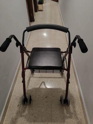 Andador para ancianos Rollator freno presion