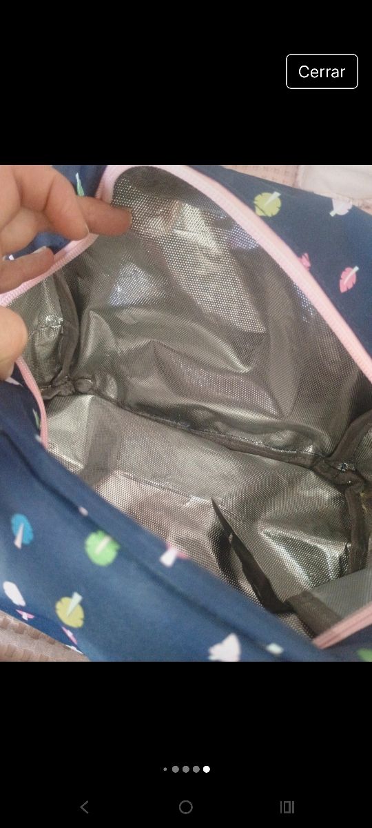 Mochila escolar infantil + estuche y lonchera