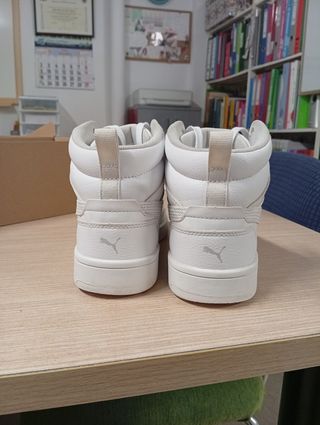Zapatillas Puma blancas niña 36