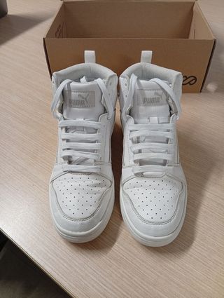 Zapatillas Puma blancas niña 36