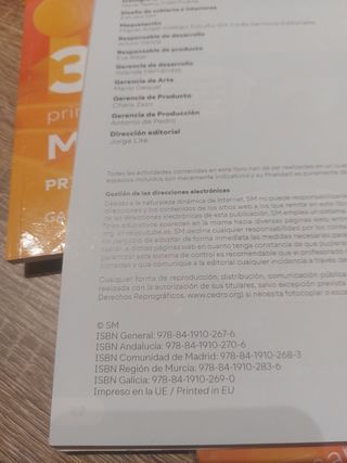 matemáticas tercero primaria Isbn 9788419102690