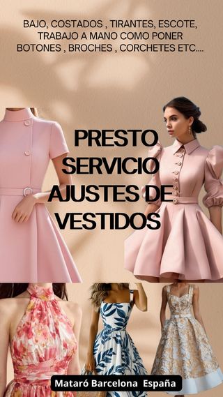 Presto servicio de Ajustes de vestidos