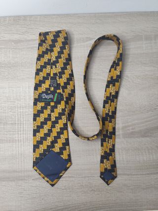 Corbata negra y dorada | Dustin de seda