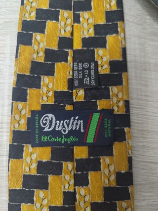 Corbata negra y dorada | Dustin de seda
