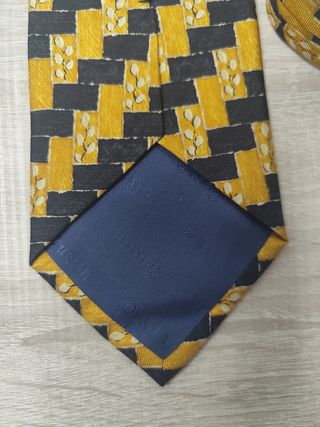Corbata negra y dorada | Dustin de seda