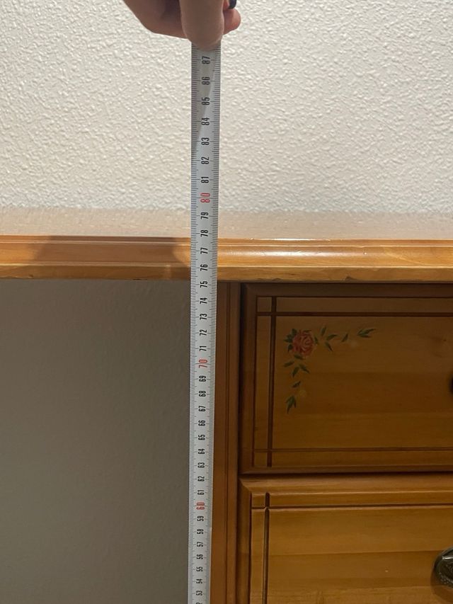 Escritorio madera pino - 4 cajones