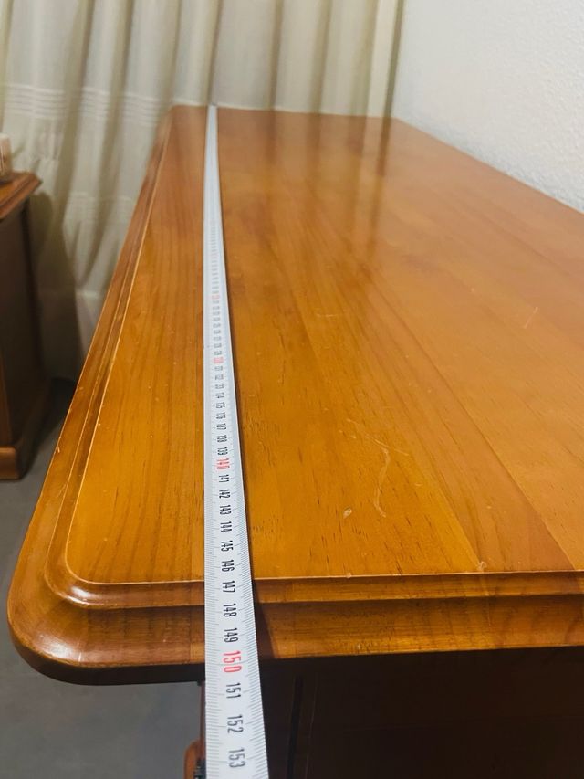 Escritorio madera pino - 4 cajones