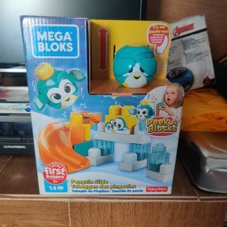 Mega Bloks Peek-a Blocks Tobogán Pingüinos