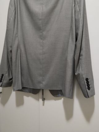 Chaqueta traje gris hombre